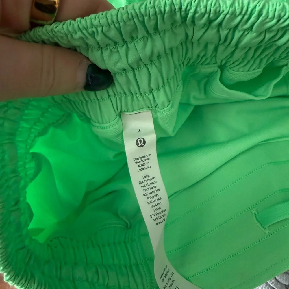 Lululemon Athletica hotty hot shorts